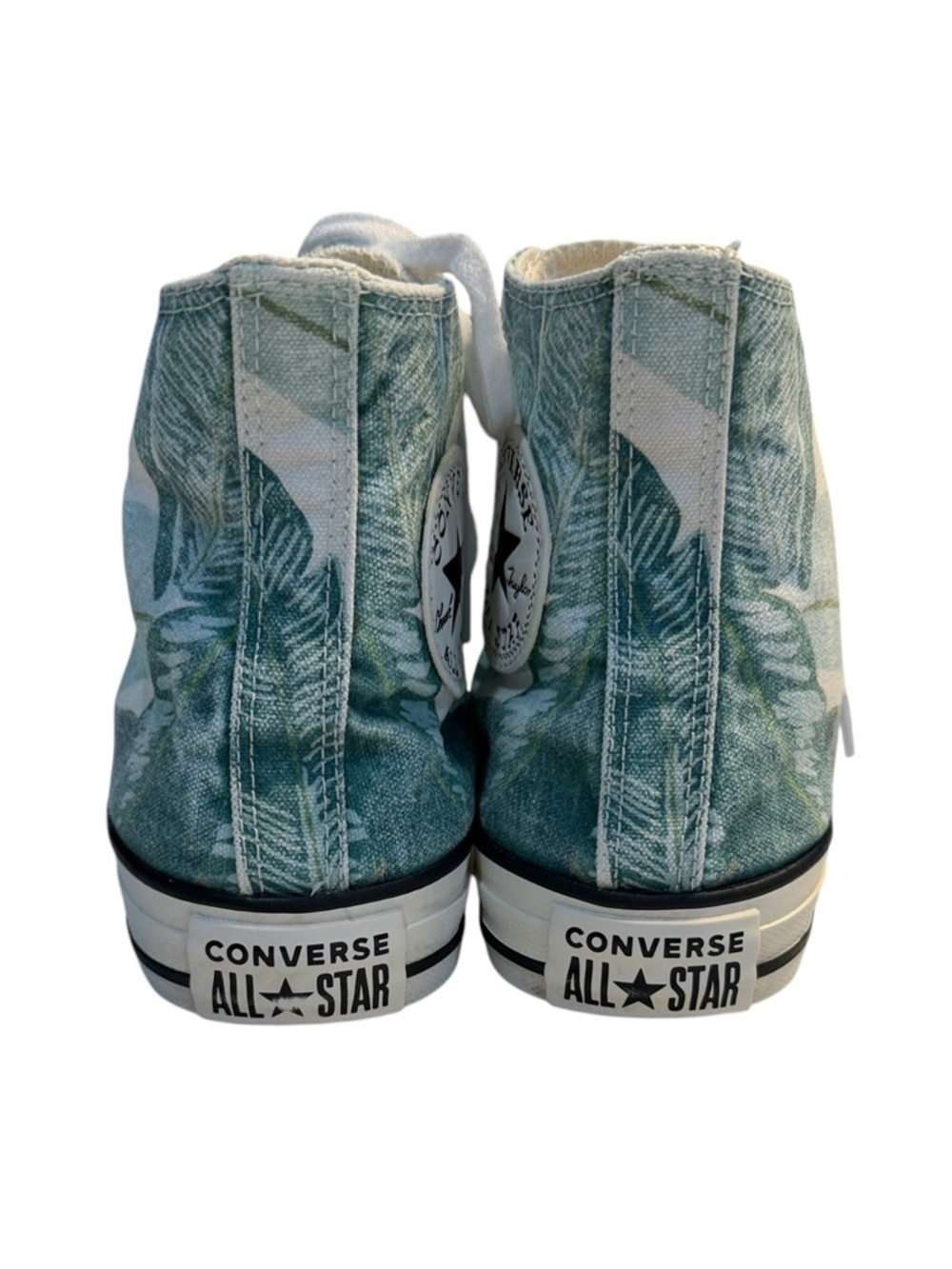 Converse Chuck Taylor Tropical Palm Print High Top Sneakers Women’s 6.5 - Picture 8 of 12